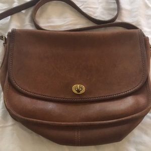 Coach leather crossbody purse